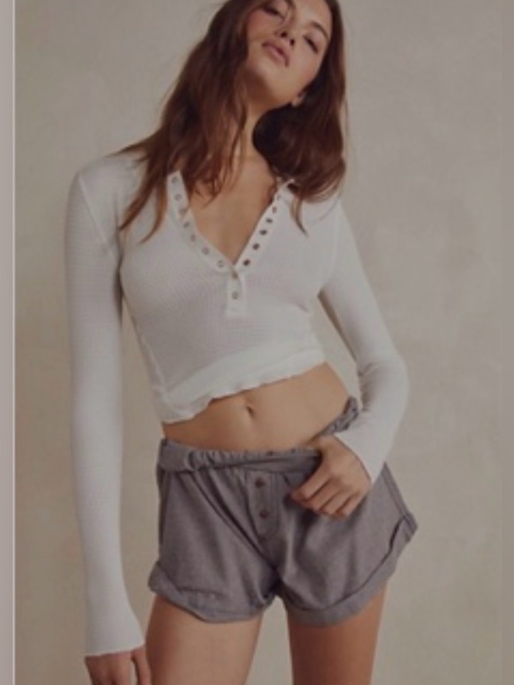 Free People Sunday Morning Boxer Shorts LIKE NEW